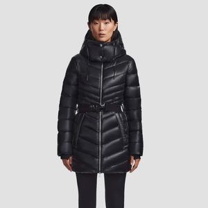 NWT Rudsak Malaya Women’s Quilted Mid-Length Fitted Light Puffer